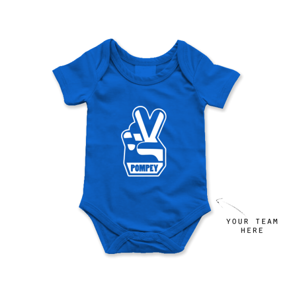 V for Victory Baby Bodysuit