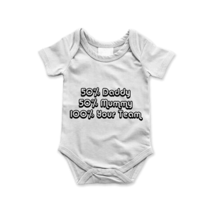 100%... Team Baby Bodysuit